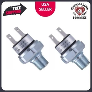 2 Pack Pressure Switch 120-150 PSI Air Compressor Pressure Switch 1/4"-18 NPT - Picture 1 of 9