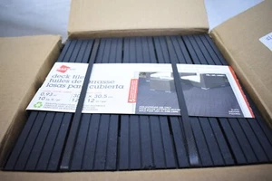 Easy Tile Cosmo Desk Tile 12" x 12" Mosaic Slate Balcony Tiles Black 10 Pack - Picture 1 of 9