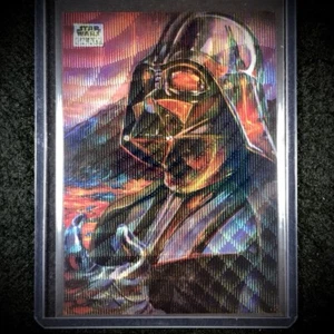 2024 Star Wars Chrome Galaxy Dark Aspirations Wave Refractor /99 #68 Darth Vader - Picture 1 of 1