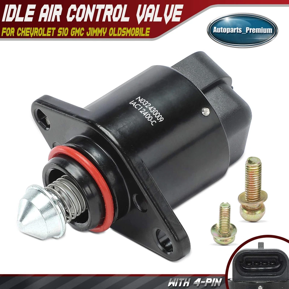 1x Válvula de control de aire de ralentí para Chevrolet S10 1995 GMC Jimmy 1993-1995 Oldsmobile Foto 1 de 4