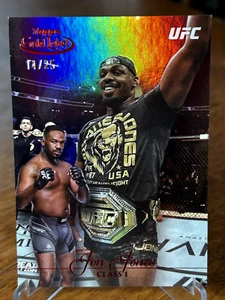 2024 Topps Gold Label UFC Jon Bones Jones Class 1 Rare Red /25 SSP GOAT - Picture 1 of 3