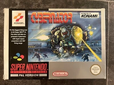 Cybernator For SNES/Super nintendo PAL UK rare - Image 1 of 4