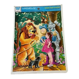 Vintage Whitman Wizard of Oz Frame Tray Puzzle12 Pieces 1976 Pre-School Toy - Picture 1 of 12