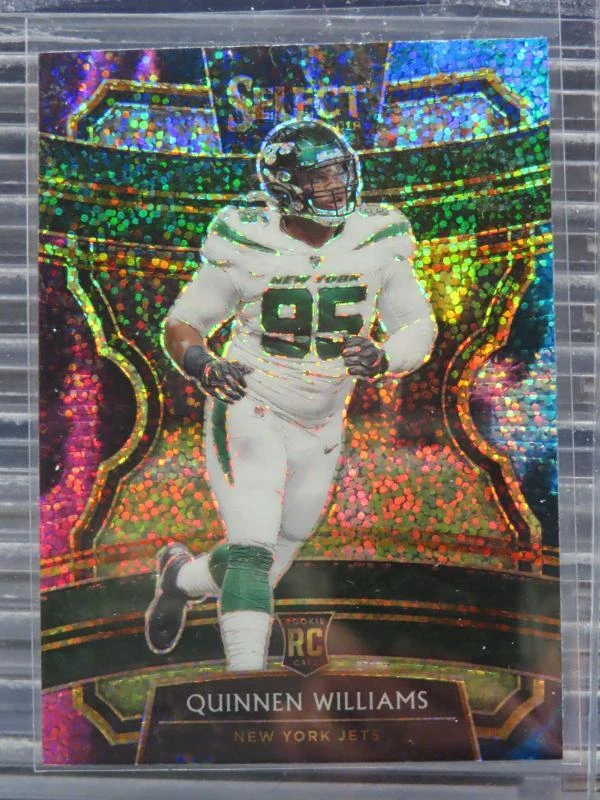 2019 Panini Select Quinnen Williams Concourse Cosmic Prizm SSP Rookie RC 79 Jets
