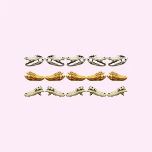 Alligator Skull - 1:24 scale replica reptile skull diorama dollhouse (set of 5) - Picture 1 of 4