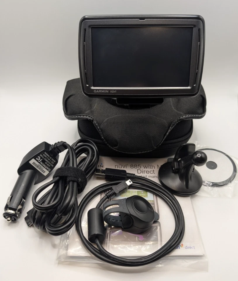 Garmin nuvi 885T Bundle GPS with Speech Recognition and Accessories - Image 1 of 1