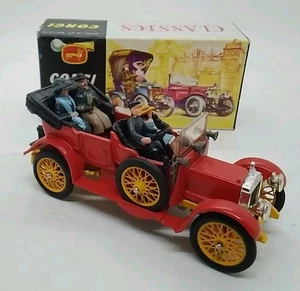 vintage Corgi Classics red 1910 38 HP Daimler w/4 figures #9021 w/box/paper - Picture 1 of 18