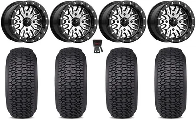 MSA Brute Beadlock 14" Wheels Mh 30" Regulator 2 Tires Polaris Sportsman / RZR - Image 1 of 4