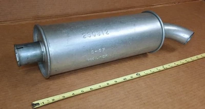 NOS 60's Oldsmobile Resonator w/ exhaust tip 66 67 68 69 Cutlass ? NOT SURE READ - Image 1 of 4