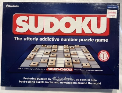 Sudoku The Utterly Addictive Number Puzzle Game By Imagination New sealed - Image 1 of 3