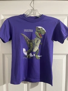 Vtg Cincinnati Museum Of Natural History Shirt Youth 10/12 Trex - Picture 1 of 6