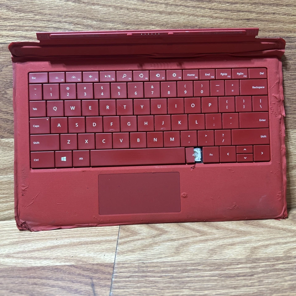 Cubierta de teclado tipo Microsoft Surface para teclado rojo Surface Pro 3 modelo 1644 Foto 1 de 4