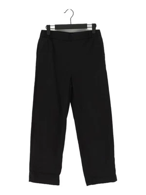 COS Women's Trousers UK 6 Black Cotton with Elastane, Lyocell Modal Cropped - Image 1 of 4