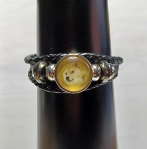 Pulsera botón a presión ajustable Dogecoin - Imagen 1 de 1