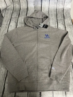 NWT Men’s Top Of The World Kentucky Wildcats Full Zip Hoodie Grey Large - Image 1 of 4