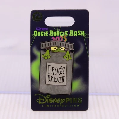 BA Disney DLR Pin Oogie Boogie Bash 2025 DCA California Adventure Frog's Breath - Image 1 of 2