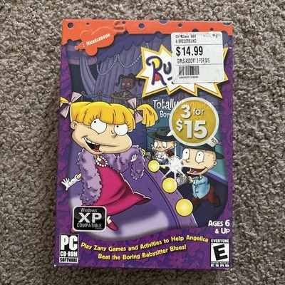 Rugrats Totally Angelica Boredom Buster PC CD-ROM Brand New Sealed Small Box - Image 1 of 4