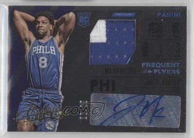 2015-16 Absolute Freshman Flyer Jersey Prime /25 Jahlil Okafor Rookie Auto RC - Image 1 of 2