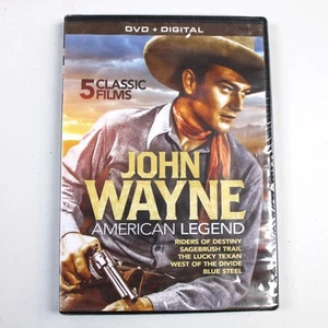 NEW SEALED John Wayne American Legend 5 DVD Set Movies Films Western Classic - Picture 1 of 3