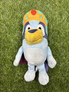 Bluey Friends 8" Princess Bluey Royalty Plush Queen Crown Stuffed Animal Moose - Picture 1 of 3