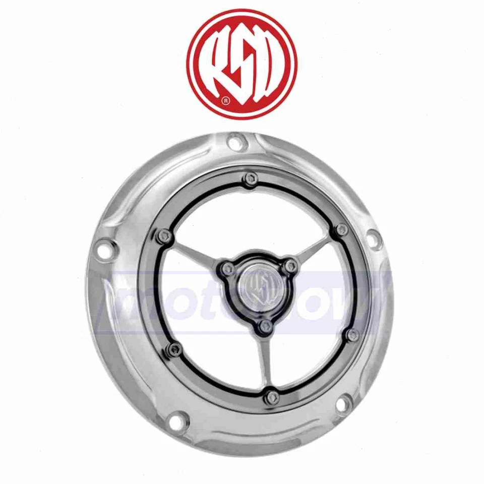 RSD Clarity Derby Cover for 2001-2006 Harley Davidson FXSTSI Springer vb Foto 1 de 4