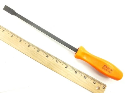 SNAP-ON TOOLS 1/2" BLADE WIDTH RIGID CARBON GASKET SCRAPER ORANGE HANDLE CSA10C - Image 1 of 4