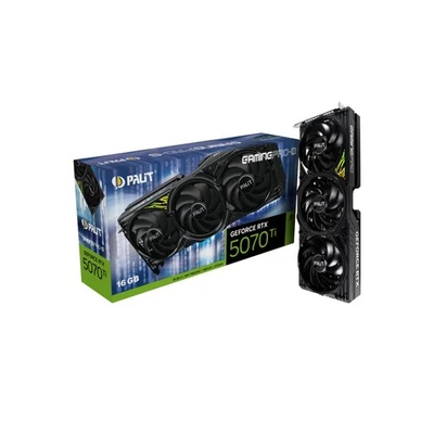 PALIT NVIDIA GeForce RTX 5070 Ti 16GB GamingPro-S Blackwell Graphics Card - Image 1 of 4