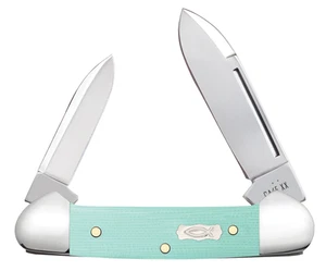 Case xx Knives Butterbean Ichthus Seafoam Green G10 18107 Taschenmesser rostfrei - Bild 1 von 3