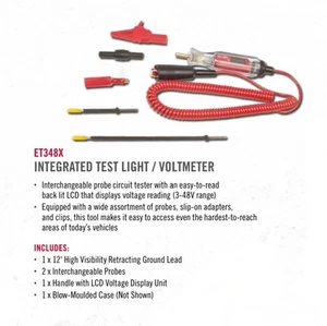 Mac Tools ET348x 48v Multi Tip Circuit Tester In Protective Case - Picture 1 of 1
