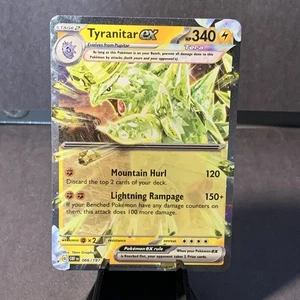 Pokemon TCG Tyranitar ex 066/197 SV03: Obsidian Flames Holo NM/M Card - Picture 1 of 2
