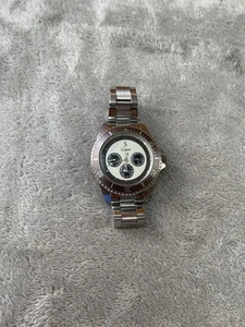 Stauer Automatic Watch Stainless Steel !! For Repair !! 7” Inch Wrist !! - Picture 1 of 12