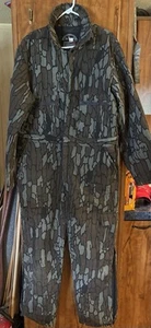 REBARK ALL WEATHER CAMO HUNTING OVERALLS SIZE MED 3M THINSULATE - Picture 1 of 7