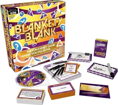 Blankety Blank BBC Family Party Game | 3–6 Players | Ages 8+ Team Solo Fun Set - Image 1 of 4