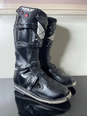 Fly Racing Maverick Motocross Motocicleta Carreras Botas Hombres 12 Motocicleta Todo Terreno Foto 1 de 4