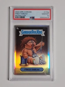 Cubo de basura 2022 Topps cromado Fred Thread Kids 174A PSA 10 refractor serie 5 - Imagen 1 de 2
