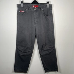 Quiksilver Mens Size W34 L30 Corduroy Trousers Y2K Baggy Skater Vintage Ink Blue - Picture 1 of 22