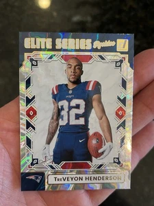 2025 Panini Donruss TreVeyon Henderson Elite Series Rookies New England Patriots - Picture 1 of 2