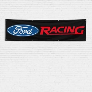 For Ford Racing Enthusiast 2x8 ft Flag Shelby Cobra SVT Car Truck Garage Banner - Bild 1 von 1