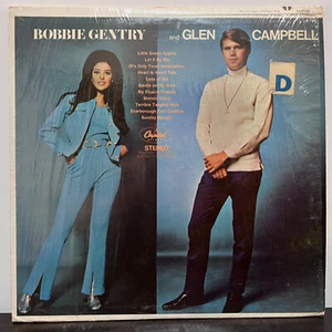 BOBBIE GENTRY & GLEN CAMPBELL (Original Shrinkwrap) - 12" Vinyl Record LP - VG - Picture 1 of 3