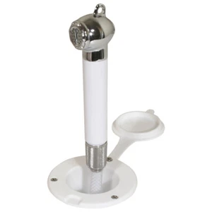 Scandvik Recessed Transom Shower w/ 6' Hose - White 10055P - Picture 1 of 2