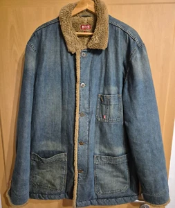Mustang Jeansjacke Gefüttert Herren XXL Denim Faded Blau - Bild 1 von 8