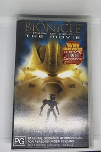 Bionicle Mask Of Light The Movie VHS Video Tape GC Rated PG Lego Action 2003 - Picture 1 of 8