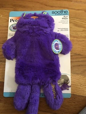 Petstages Purr Pillow Cat Kitten Sound Activated Purr... New!