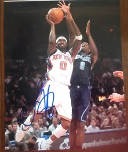 Larry Hughes handsigniertes 8x10 Foto New York Knicks - Bild 1 von 2