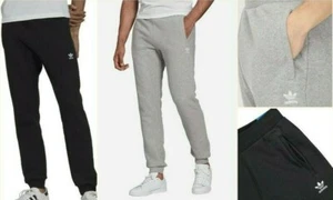 Adidas Originals Men Fleece Joggers Tracksuit Bottoms Sports Gym Sweatpants - Picture 1 of 49