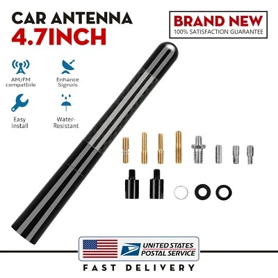 4.7" Black Antenna Mast  Roof Radio AM/FM for FORD FUSION 2006-2020 - Image 1 of 4
