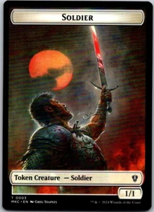 Magic the Gathering Soldier Ogre Token Murders at Karlov Manor Commander MTG - Picture 1 of 2