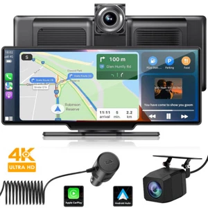 Cámara de Coche 10.26" 4K Inalámbrica Apple CarPlay Android Auto FM Pantalla Táctil Radio - Imagen 1 de 13