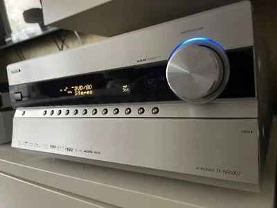 Onkyo TX-NR5007 Silber 9.2Kanal Receiver 9x220Watt(6Ohm)RMS HighEnd Rarität 25kg - Bild 1 von 4