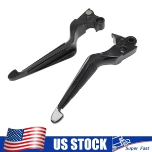 Hand Grips Rubber Brake & Clutch Levers For Harley Dyna Low Rider FXDL 1996-2017 - Picture 1 of 9